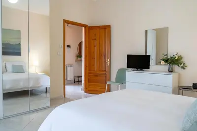 Letto o letti in una camera di Zafferana's Pool Retreat