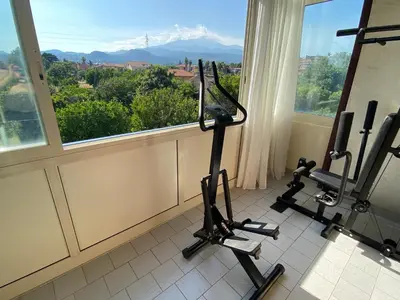Palestra o centro fitness di MMBook Casa Gebel Etna View