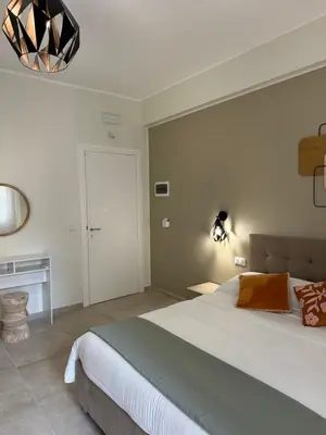 Letto o letti in una camera di Dimora dei Vespri 2