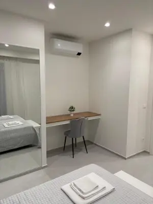 Letto o letti in una camera di Camastra house