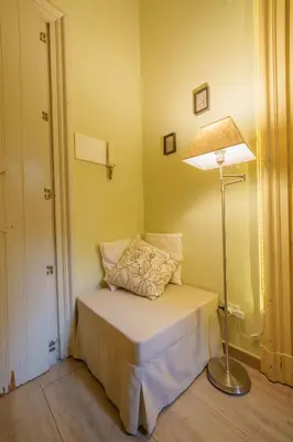 Letto o letti in una camera di Casa Capuana