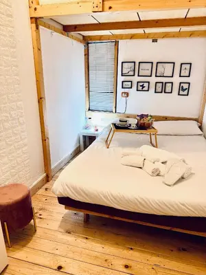 Letto o letti in una camera di Malavoglia Suite, cozy near seaside apartment