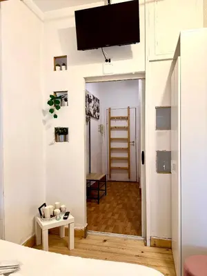 TV o dispositivi per l'intrattenimento presso Malavoglia Suite, cozy near seaside apartment