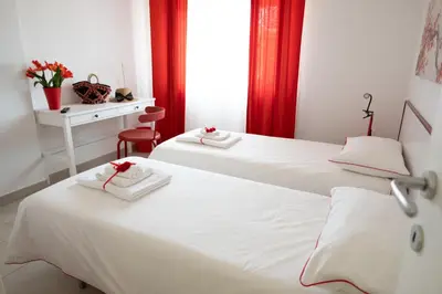 Letto o letti in una camera di Shalacory