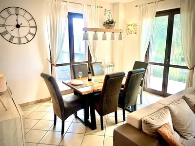 Area soggiorno di Villa Art&Sea -Sea view and Private parking-