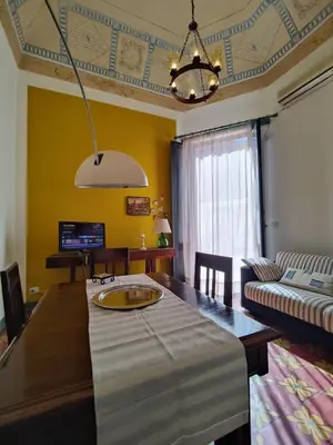 Letto o letti in una camera di La casa di Lia