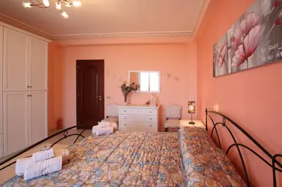 Letto o letti in una camera di B&B Le Tre rose dell'Etna