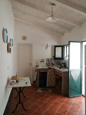 Cucina o angolo cottura di Typical house in a Sicilian village