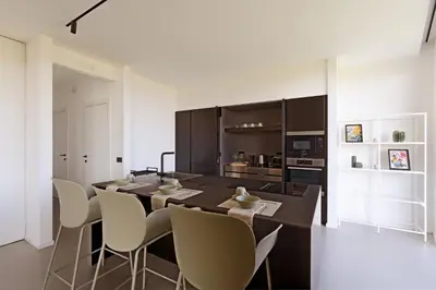 Cucina o angolo cottura di Villa Monterosso, Acicastello