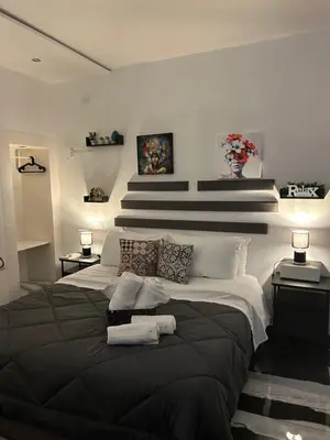 Letto o letti in una camera di La casa di Sesè
