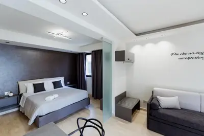Letto o letti in una camera di Mazzini Apartments Trinacria