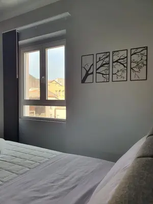 Letto o letti in una camera di Luca's Garden B&B in Catania