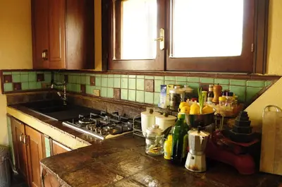 Cucina o angolo cottura di Villa Mendolito