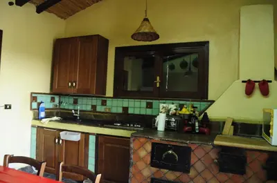 Cucina o angolo cottura di Villa Mendolito