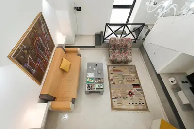 Area soggiorno di Arte della gioia apartment