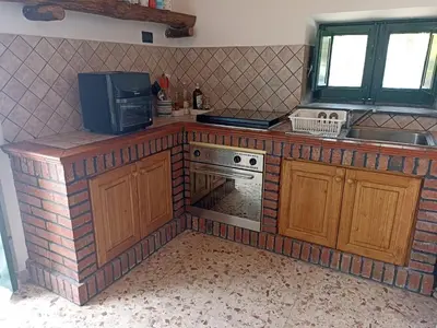 Cucina o angolo cottura di Casa Agrumeto in Nunziata