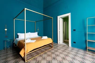 Letto o letti in una camera di Gemma Luxury Apartments