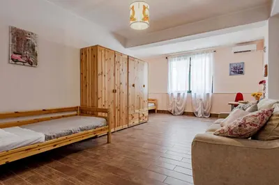 Letto o letti in una camera di Terrazza da sogno sul mare