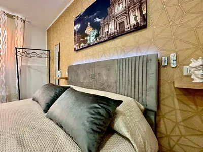 Letto o letti in una camera di Liotru Catanese - House