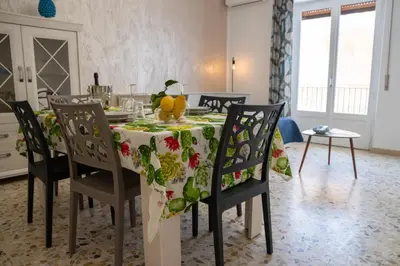 Area soggiorno di Appartamento La Corsara