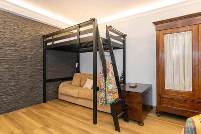 Letto o letti in una camera di La Luna Suite
