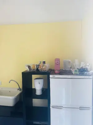 Set per la preparazione di tè e caffè presso Spazio Apartments Fornai