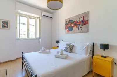 Letto o letti in una camera di Terrazza Lavica, free parking