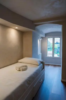 Letto o letti in una camera di Black Stones Li Cuti