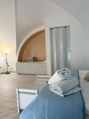 Letto o letti in una camera di Casa Raile 1