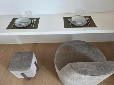 Area soggiorno di Skyline Boutique Apartment 48
