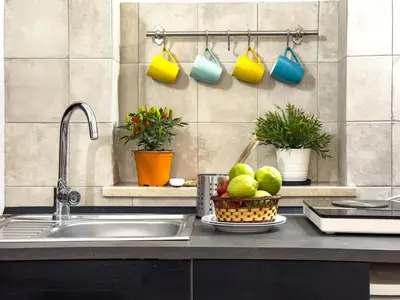 Cucina o angolo cottura di Casa dei nodi