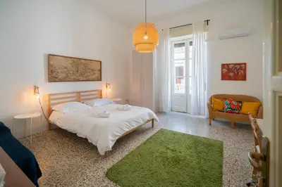 Letto o letti in una camera di Living Simply