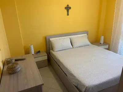Letto o letti in una camera di Etna Beach House