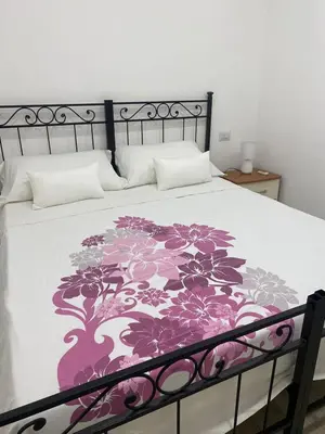 Letto o letti in una camera di Principe Nicola