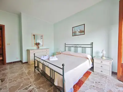 Letto o letti in una camera di Casa Davide con Vista Sul Mare