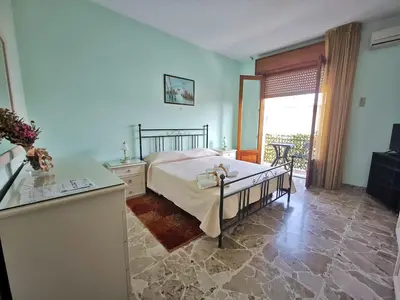 Letto o letti in una camera di Casa Davide con Vista Sul Mare