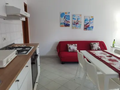 Cucina o angolo cottura di INCANTO DI MARE - Fondachello apartments