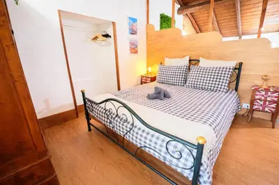 Letto o letti in una camera di Catania Private Suite