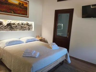 Letto o letti in una camera di Beautiful Etna's view