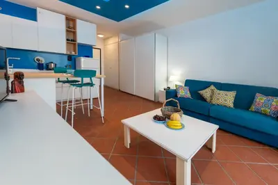 Cucina o angolo cottura di Galatea Executive Sea View