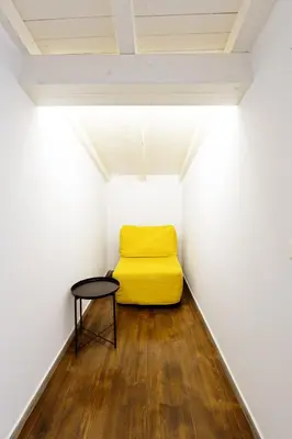 Area soggiorno di Hermann Apartments