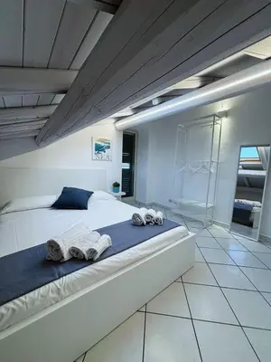 Letto o letti in una camera di Mythos Home