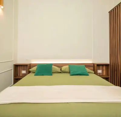Letto o letti in una camera di La finestra