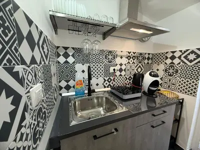 Cucina o angolo cottura di La Casetta Indipendente