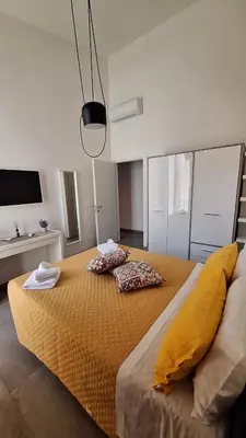 Letto o letti in una camera di I due mori sul mare