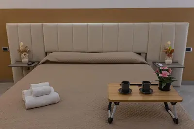 Letto o letti in una camera di Fiera & Luna appartament