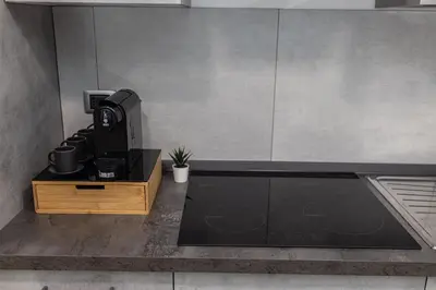 Set per la preparazione di tè e caffè presso Fiera & Luna appartament