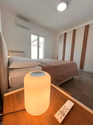 Letto o letti in una camera di Casa Dea