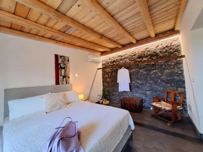 Letto o letti in una camera di Ilice tiny house
