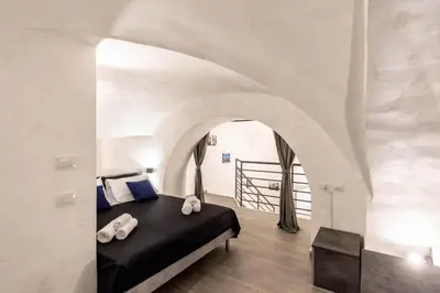 Letto o letti in una camera di Volcano Home